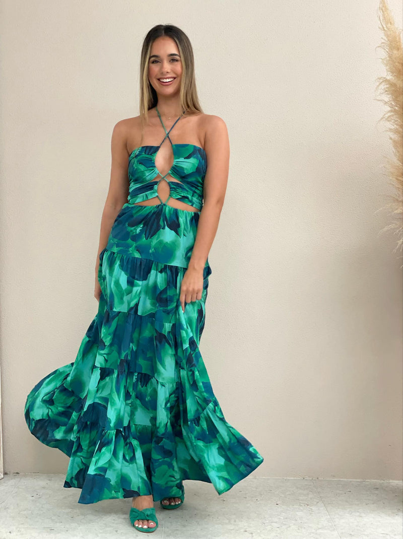 Calista Orchid Maxi Dress