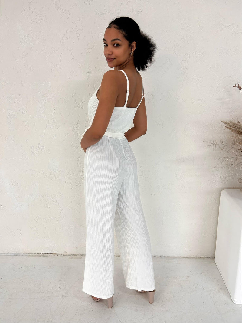 Della Jumpsuit - White