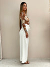 Fiona Wide Leg Pant - White