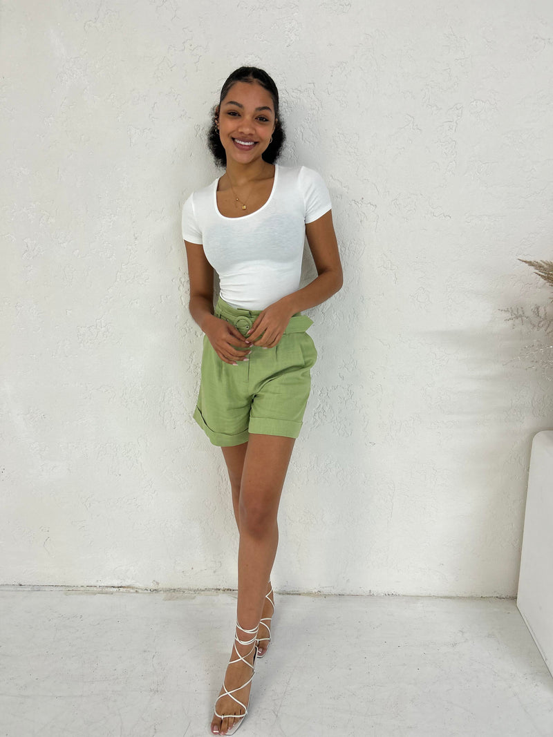 Harlo Shorts - Bayleaf
