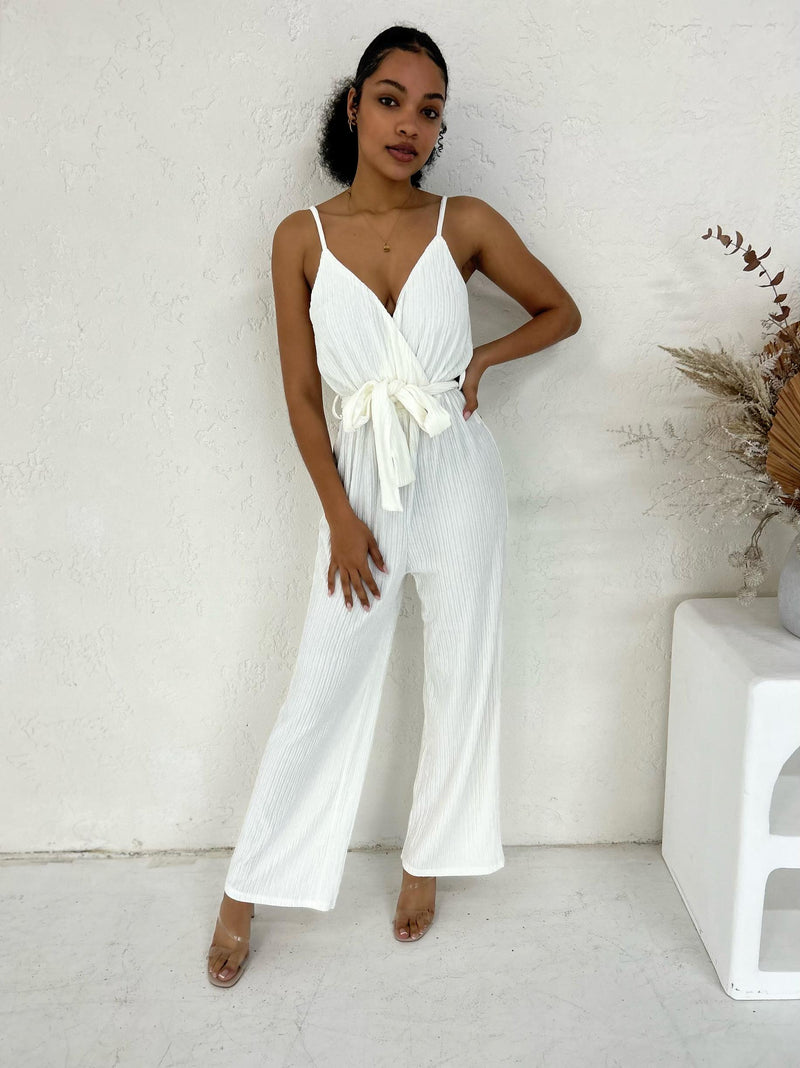 Della Jumpsuit - White