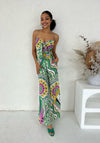 Jacqui Jumpsuit - Pink / Green