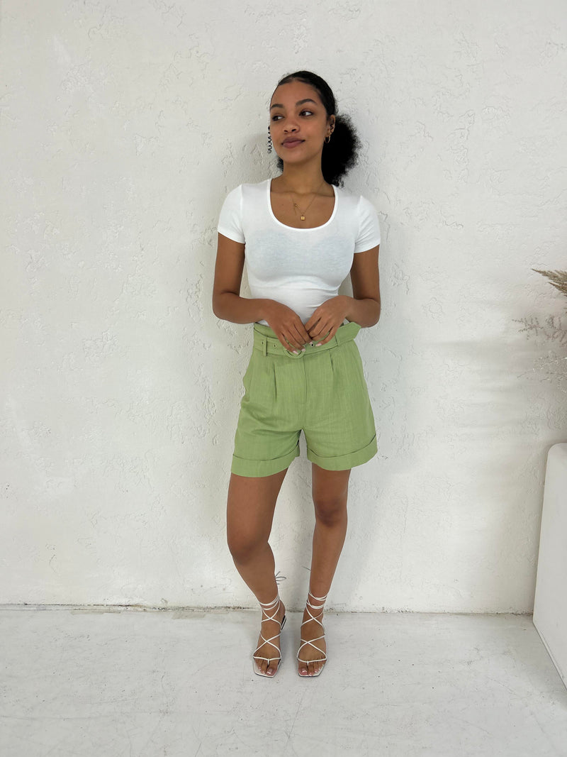 Harlo Shorts - Bayleaf