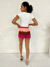 Tropicana Pink Crochet Shorts