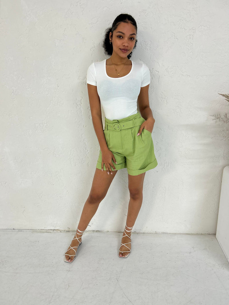 Harlo Shorts - Bayleaf