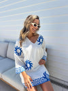 Greek Sun Embroidered Dress