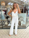 Della Jumpsuit - White
