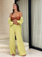 Willow Beach Pant - Chartreuse