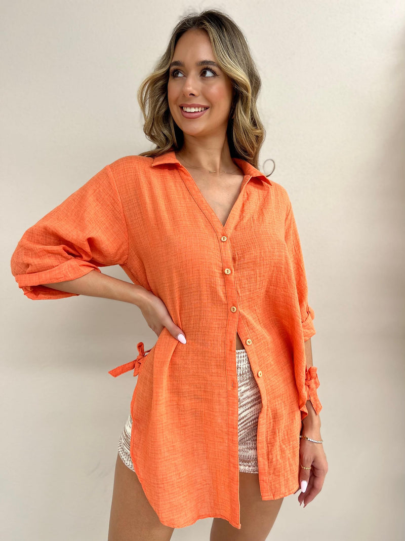 Zahli Top - Orange Sherbet