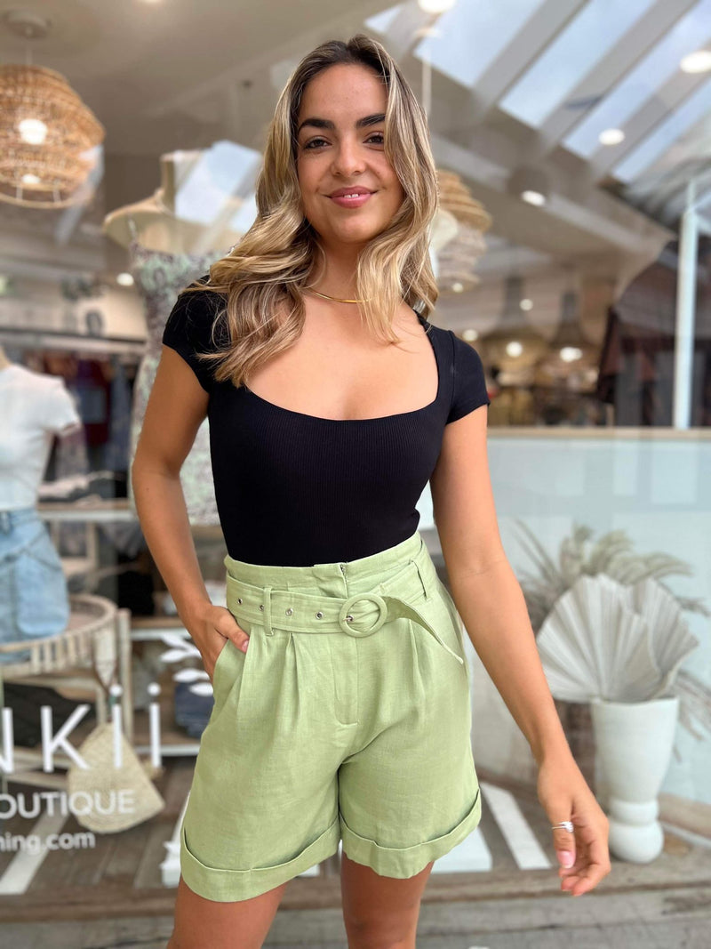 Harlo Shorts - Bayleaf