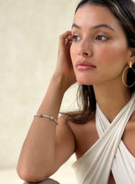 Beaded Bracelet - Light Blue Stone
