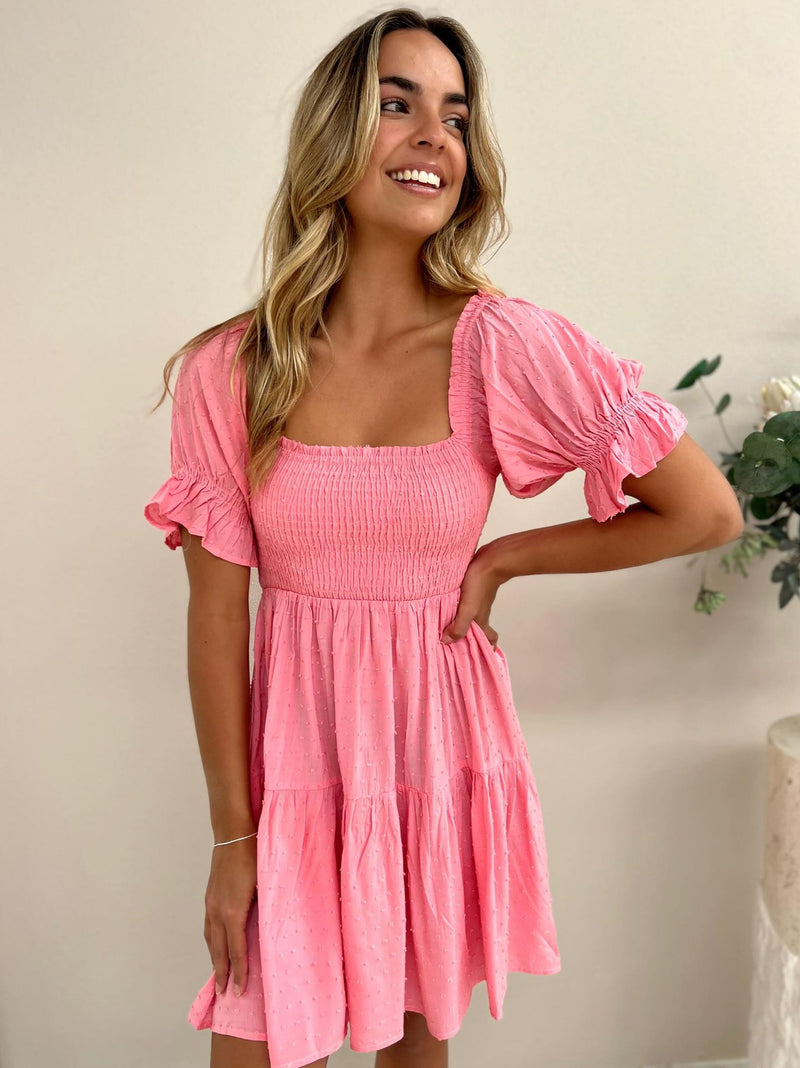 Mango Mini Dress - Pink