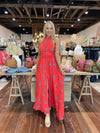 Babylon Print Maxi - Red