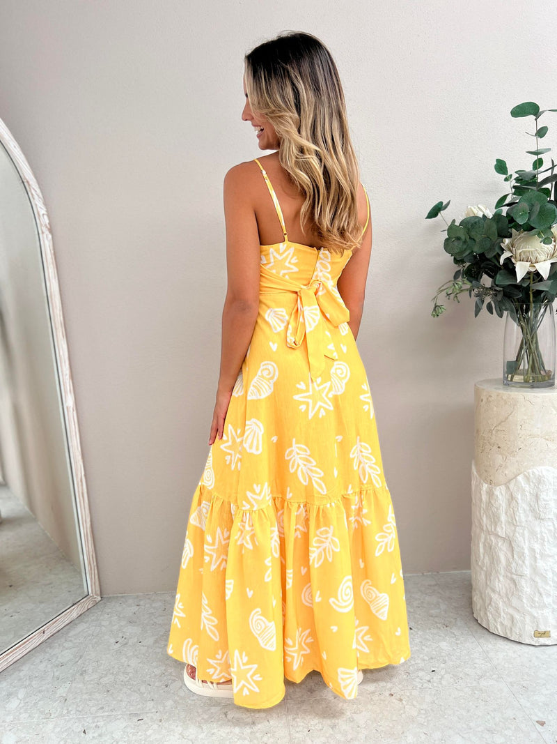Erika Maxi Dress - Yellow