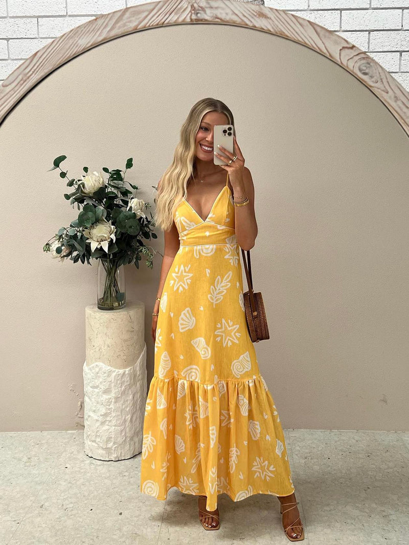 Erika Maxi Dress - Yellow
