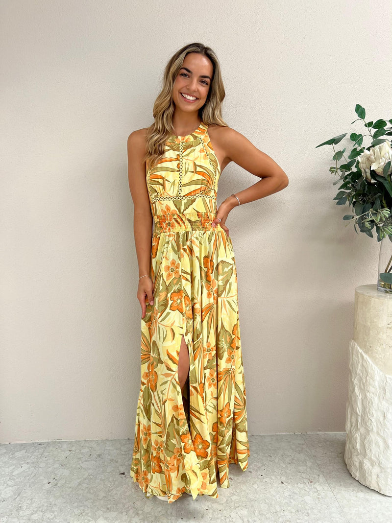 Babylon Print Maxi - Yellow