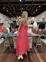 Babylon Print Maxi - Red