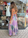 Babylon Print Maxi - Purple