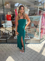 Miranda Strapless Dress - Green