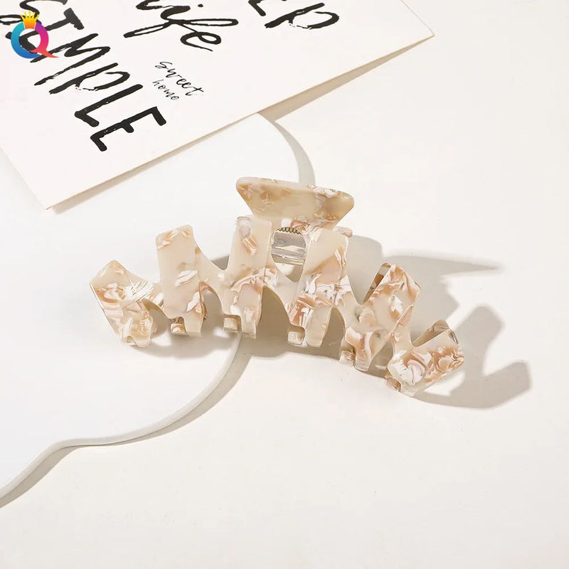 Koah Hair Clip - Nude Marble