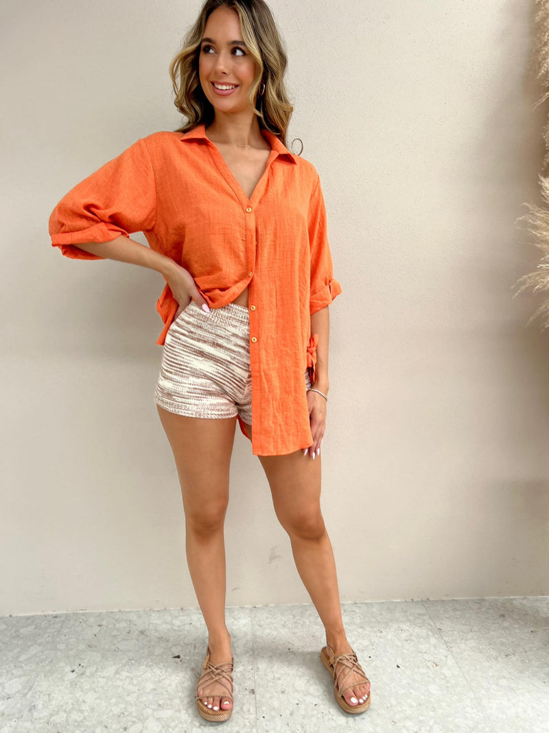 Zahli Top - Orange Sherbet