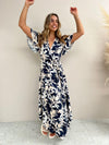 Palm Wrap Dress