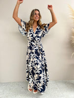 Palm Wrap Dress