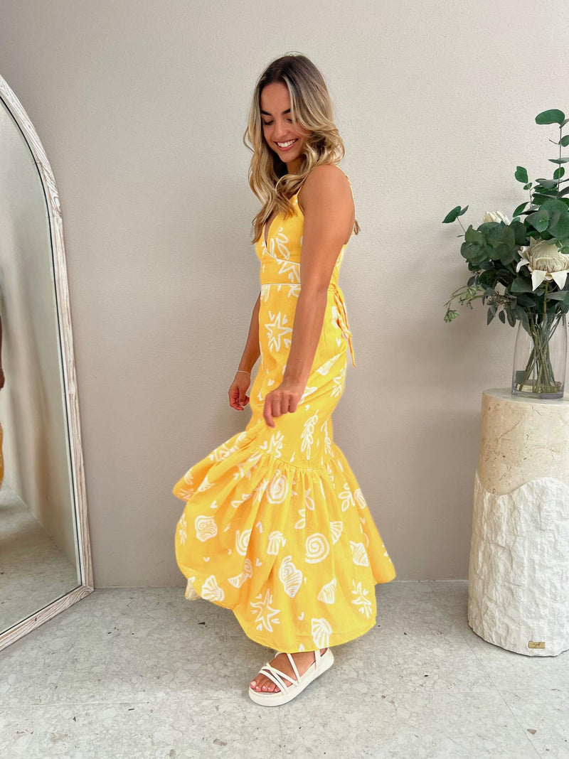 Erika Maxi Dress - Yellow