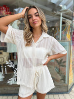 Anguilla Crochet Set - Off White
