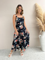 Zuma Maxi - Black Floral