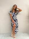 Palm Wrap Dress