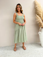 Ochre Dress - Green