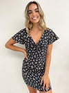 A Maya Floral Mini Dress