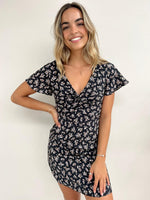 A Maya Floral Mini Dress
