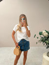 Upper Hand Denim Skirt