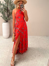 Babylon Print Maxi - Red