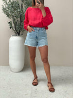 Zoli Linen Top - Red