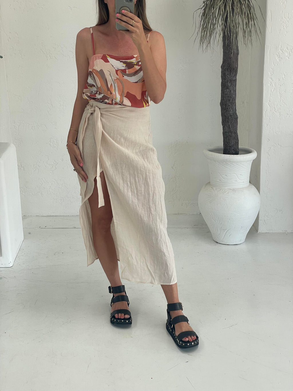 Lolli Wrap Skirt - Natural