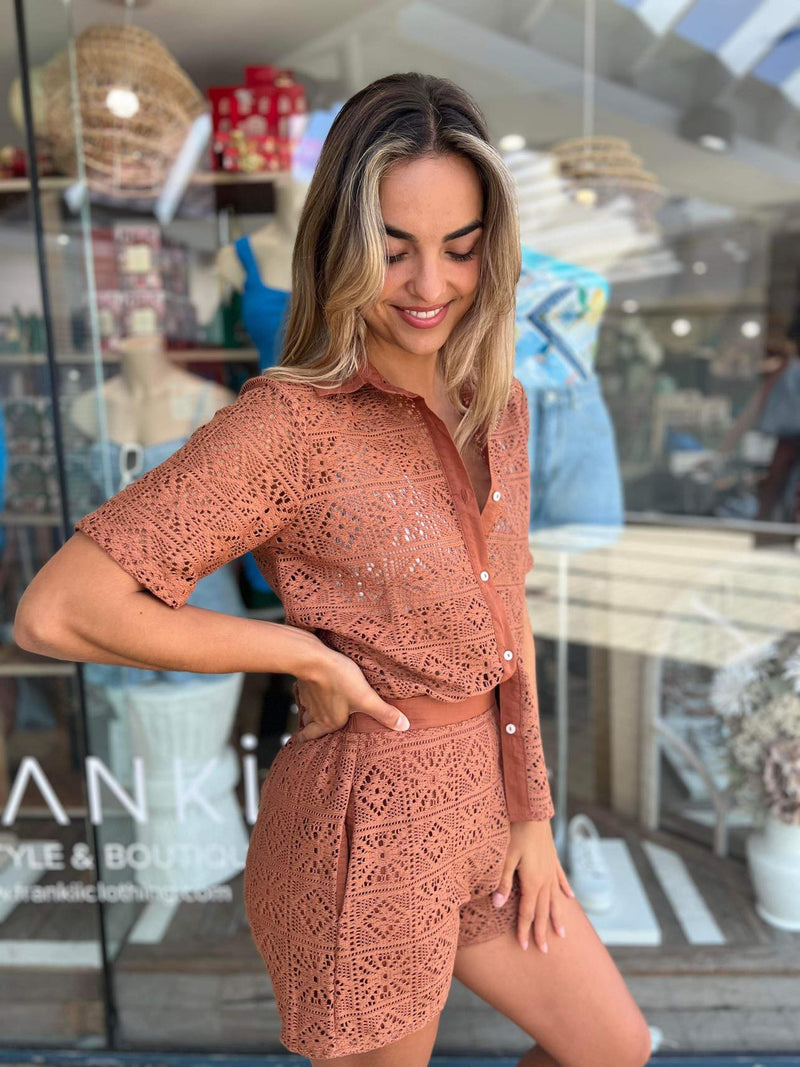 A Luxe Crochet Short