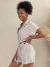 Cheri Shorts - Blush Stripe