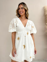 White Star Mini Dress