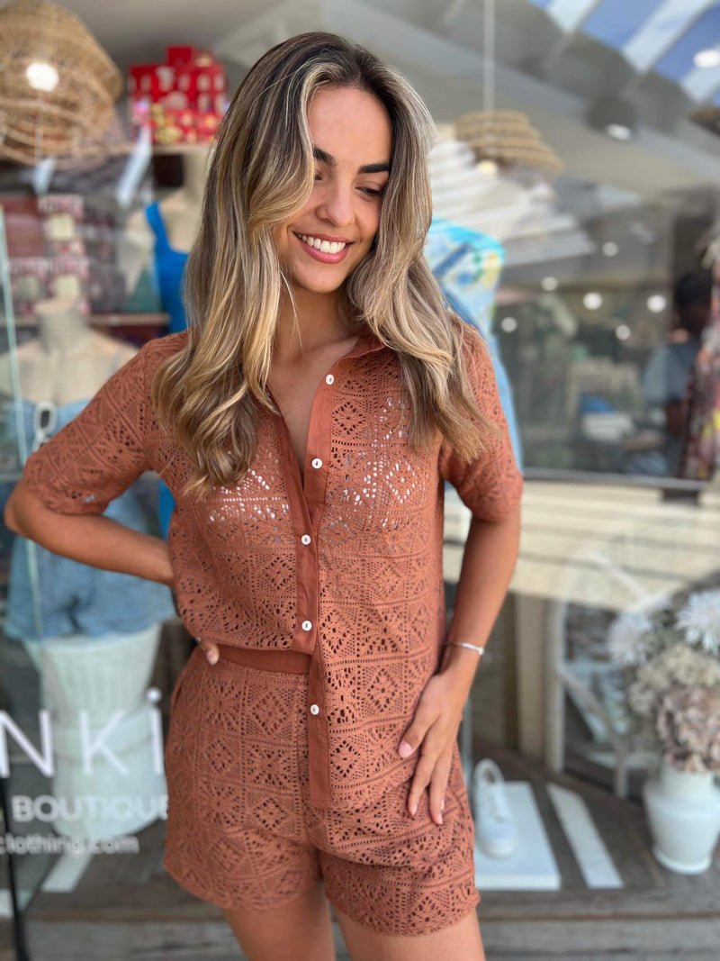 A Luxe Crochet Short