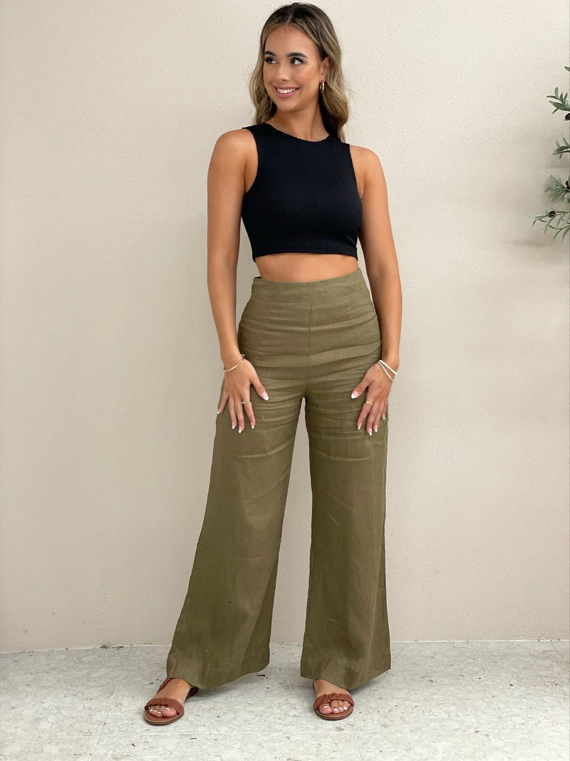 Aria Linen Pant