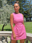 FARROW MINI DRESS - PINK