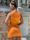 Farrow Mini Dress - Orange
