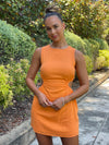 Farrow Mini Dress - Orange