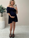 Mango Mini Dress - Midnight Blue