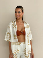 The Aztec Pant Set - Tan