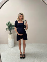Mango Mini Dress - Midnight Blue