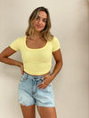 kellan Crop - Lemon